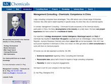 Tablet Screenshot of mc-chemicals.com